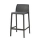 Modern Style Plastic Bar Stool with Footrest and Stackable Bistro Simple Bar Stool Black 1 Piece Clearhalo 'Bar Furniture' 'Bar Stools' 'bar_stools' 'furn' 'furn_bar_stools' 'furniture_bar_stools' 'Kitchen & Dining Furniture' 'kitchen&dining_furn' 'kitchen' 'kitchen_furn' Furniture' 4575792