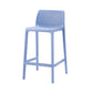 Modern Style Plastic Bar Stool with Footrest and Stackable Bistro Simple Bar Stool Blue 1 Piece Clearhalo 'Bar Furniture' 'Bar Stools' 'bar_stools' 'furn' 'furn_bar_stools' 'furniture_bar_stools' 'Kitchen & Dining Furniture' 'kitchen&dining_furn' 'kitchen' 'kitchen_furn' Furniture' 4575794