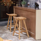 Contemporary Solid Wood Bar Stool Indoor Bar Stool With Footrest and Wood Seat Clearhalo 'Bar Furniture' 'Bar Stools' 'bar_stools' 'furn' 'furn_bar_stools' 'furniture_bar_stools' 'Kitchen & Dining Furniture' 'kitchen&dining_furn' 'kitchen' 'kitchen_furn' Furniture' 4575809