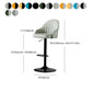 Industrial Style Bar-stool Iron Legs Leather Seat for Restaurant Bar Clearhalo 'Bar Furniture' 'Bar Stools' 'bar_stools' 'furn' 'furn_bar_stools' 'furniture_bar_stools' 'Kitchen & Dining Furniture' 'kitchen&dining_furn' 'kitchen' 'kitchen_furn' Furniture' 4575962