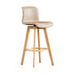 Scandinavia Style Bar-stool Wooden Legs Rectangle Seat for Kitchen Bar Light Khaki Natural 1 Piece Clearhalo 'Bar Furniture' 'Bar Stools' 'bar_stools' 'furn' 'furn_bar_stools' 'furniture_bar_stools' 'Kitchen & Dining Furniture' 'kitchen&dining_furn' 'kitchen' 'kitchen_furn' Furniture' 4575989