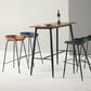 Modern Style Iron Bar Chair with Footrest Low Back Simple Bar Stool Clearhalo 'Bar Furniture' 'Bar Stools' 'bar_stools' 'furn' 'furn_bar_stools' 'furniture_bar_stools' 'Kitchen & Dining Furniture' 'kitchen&dining_furn' 'kitchen' 'kitchen_furn' Furniture' 4576037