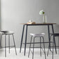 Modern Style Iron Bar Chair with Footrest Low Back Simple Bar Stool Clearhalo 'Bar Furniture' 'Bar Stools' 'bar_stools' 'furn' 'furn_bar_stools' 'furniture_bar_stools' 'Kitchen & Dining Furniture' 'kitchen&dining_furn' 'kitchen' 'kitchen_furn' Furniture' 4576039