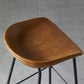 Modern Style Iron Bar Chair with Footrest Low Back Simple Bar Stool Clearhalo 'Bar Furniture' 'Bar Stools' 'bar_stools' 'furn' 'furn_bar_stools' 'furniture_bar_stools' 'Kitchen & Dining Furniture' 'kitchen&dining_furn' 'kitchen' 'kitchen_furn' Furniture' 4576047