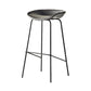 Modern Style Iron Bar Chair with Footrest Low Back Simple Bar Stool Grey 1 Piece Bar Stool(30"H) Clearhalo 'Bar Furniture' 'Bar Stools' 'bar_stools' 'furn' 'furn_bar_stools' 'furniture_bar_stools' 'Kitchen & Dining Furniture' 'kitchen&dining_furn' 'kitchen' 'kitchen_furn' Furniture' 4576050