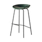 Modern Style Iron Bar Chair with Footrest Low Back Simple Bar Stool Green 1 Piece Bar Stool(30"H) Clearhalo 'Bar Furniture' 'Bar Stools' 'bar_stools' 'furn' 'furn_bar_stools' 'furniture_bar_stools' 'Kitchen & Dining Furniture' 'kitchen&dining_furn' 'kitchen' 'kitchen_furn' Furniture' 4576051
