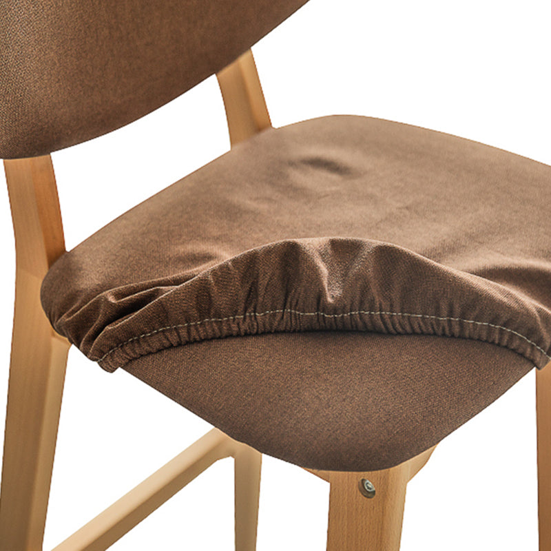 Scandinavia Style Bar-stool Wooden Legs Square Seat for Kitchen Bar Clearhalo 'Bar Furniture' 'Bar Stools' 'bar_stools' 'furniture_bar_stools' 'Kitchen & Dining Furniture' 'kitchen&dining_furn' 'kitchen' 'kitchen_furn' Furniture' 4576095