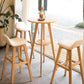 Scandinavia Style Bar-stool Linen Blend Seat Wooden Legs for Kitchen Bar Clearhalo 'Bar Furniture' 'Bar Stools' 'bar_stools' 'furn' 'furn_bar_stools' 'furniture_bar_stools' 'Kitchen & Dining Furniture' 'kitchen&dining_furn' 'kitchen' 'kitchen_furn' Furniture' 4576156