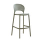 Modern Style Plastic Bar Stool with Footrest Low Back Outdoor Stackable Bar Stool Green 1 Piece Clearhalo 'Bar Furniture' 'Bar Stools' 'bar_stools' 'furn' 'furn_bar_stools' 'furniture_bar_stools' 'Kitchen & Dining Furniture' 'kitchen&dining_furn' 'kitchen' 'kitchen_furn' Furniture' 4576181