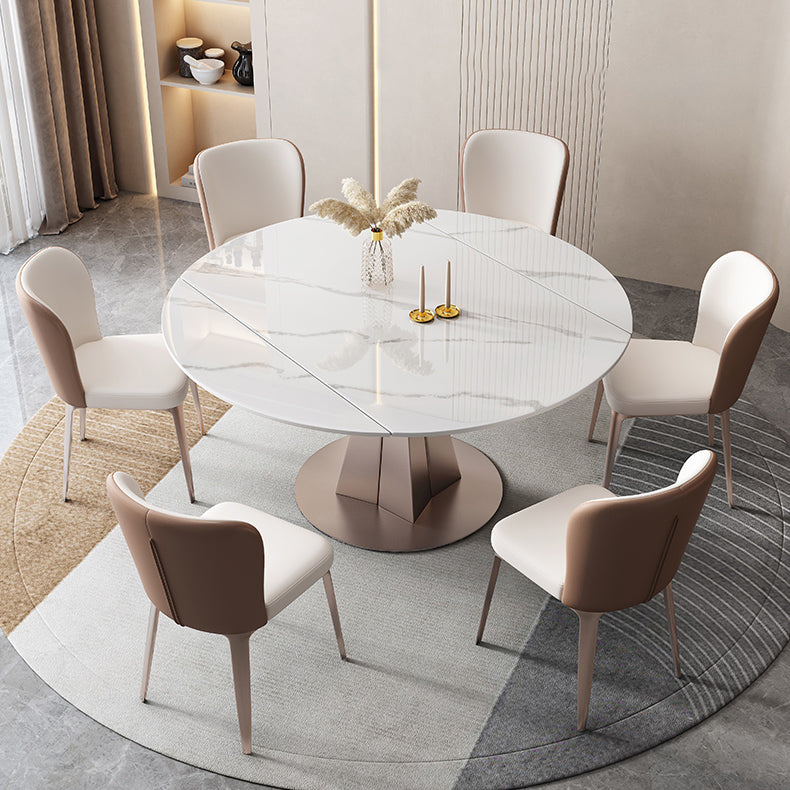 Modern 1/2/5/7 Pieces Dining Set Stone Dining Furniture Set for Dining Room Clearhalo 'Dining Room Sets' 'Dining Tables & Seating' 'dining_room_set' 'furn' 'furn_dining_room_set' 'Furniture' 'furniture_dining_room_set' 'Kitchen & Dining Furniture' 'kitchen&dining_furn' 'kitchen' 4576446