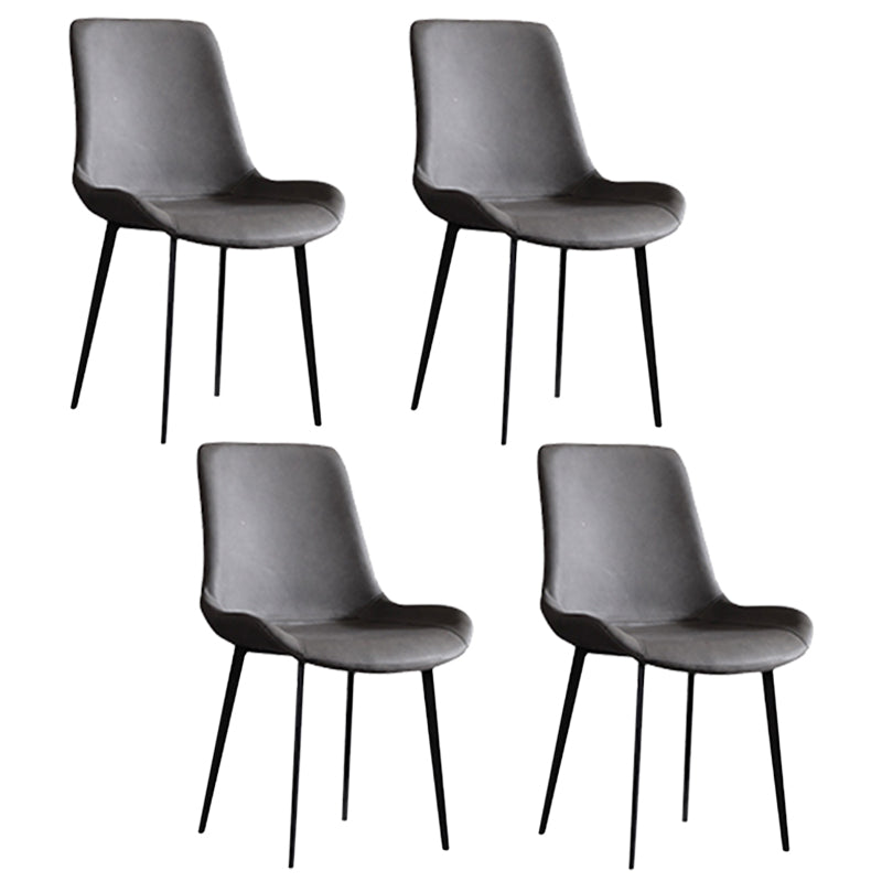 Modern 1/4/5/7 Pieces Dining Set Sintered Stone Top Dining Furniture 4 Grey Chairs Clearhalo 'Dining Room Sets' 'Dining Tables & Seating' 'dining_room_set' 'furn' 'furn_dining_room_set' 'Furniture' 'furniture_dining_room_set' 'Kitchen & Dining Furniture' 'kitchen&dining_furn' 'kitchen' 4576452