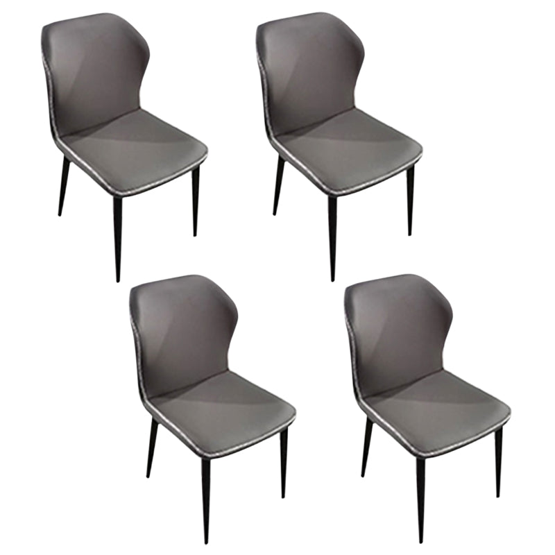 Modern 1/4/5/7 Pieces Dining Set Sintered Stone Top Dining Furniture 4 Dark Grey Chairs Clearhalo 'Dining Room Sets' 'Dining Tables & Seating' 'dining_room_set' 'furn' 'furn_dining_room_set' 'Furniture' 'furniture_dining_room_set' 'Kitchen & Dining Furniture' 'kitchen&dining_furn' 'kitchen' 4576456