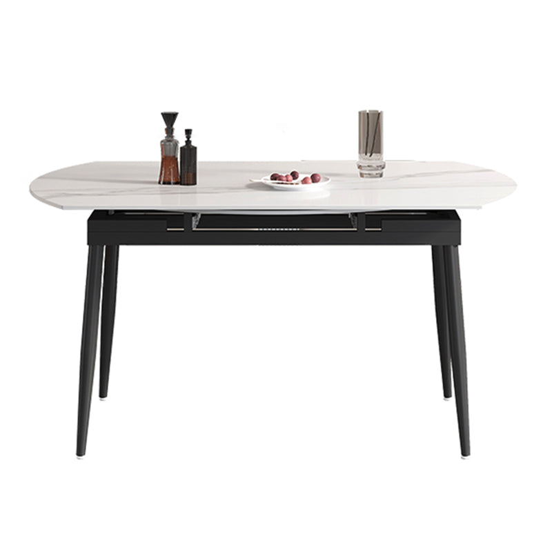 Modern 1/4/5/7 Pieces Dining Set Sintered Stone Top Dining Furniture Clearhalo 'Dining Room Sets' 'Dining Tables & Seating' 'dining_room_set' 'furn' 'furn_dining_room_set' 'Furniture' 'furniture_dining_room_set' 'Kitchen & Dining Furniture' 'kitchen&dining_furn' 'kitchen' 4576459