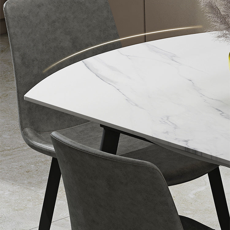 1/4/5/7 Pieces Dining Set Modern Sintered Stone Dining Furniture Clearhalo 'Dining Room Sets' 'Dining Tables & Seating' 'dining_room_set' 'furn' 'furn_dining_room_set' 'Furniture' 'furniture_dining_room_set' 'Kitchen & Dining Furniture' 'kitchen&dining_furn' 'kitchen' 4576482