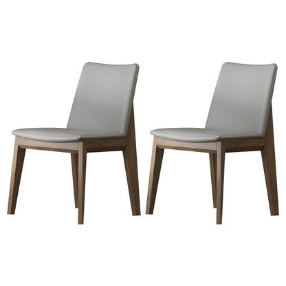 Modern 1/4/5 Pieces Dining Sintered Stone Dining Table Set with Wooden Legs for Home 2 Grey Chairs Clearhalo 'Dining Room Sets' 'Dining Tables & Seating' 'dining_room_set' 'furn' 'furn_dining_room_set' 'Furniture' 'furniture_dining_room_set' 'Kitchen & Dining Furniture' 'kitchen&dining_furn' 'kitchen' 4576499