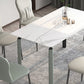 Scandinavian Style 1/2/5/7 Rectangle Dining Room Table Set for Home Use Clearhalo 'Dining Room Sets' 'Dining Tables & Seating' 'dining_room_set' 'furn' 'furn_dining_room_set' 'Furniture' 'furniture_dining_room_set' 'Kitchen & Dining Furniture' 'kitchen&dining_furn' 'kitchen' 4576523