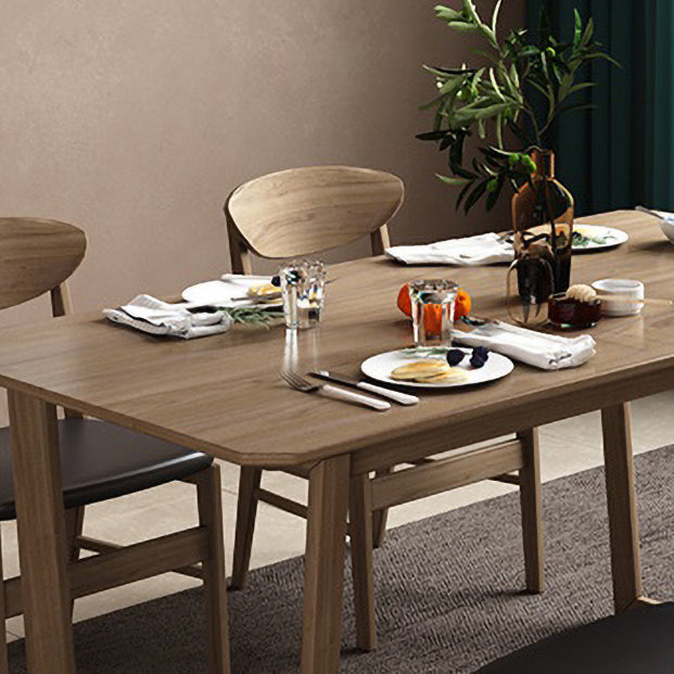 Modern Design 1/2/5/7 Pieces Furniture Solid Wood Dining Table and Chairs for Kitchen Clearhalo 'Dining Room Sets' 'Dining Tables & Seating' 'dining_room_set' 'furn' 'furn_dining_room_set' 'Furniture' 'furniture_dining_room_set' 'Kitchen & Dining Furniture' 'kitchen&dining_furn' 'kitchen' 4576537