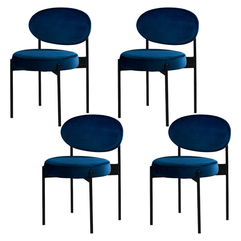 Minimalist 1/4/5 Pieces Sintered Stone Dining Table Set Rectangle Dining Room Set 4 Blue Chairs Clearhalo 'Dining Room Sets' 'Dining Tables & Seating' 'dining_room_set' 'furn' 'furn_dining_room_set' 'Furniture' 'furniture_dining_room_set' 'Kitchen & Dining Furniture' 'kitchen&dining_furn' 'kitchen' 4576546