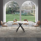 Contemporary 1/3/4/5/6 Pieces Dinette Set Rectangle Dining Room Table with Leather Chairs Clearhalo 'Dining Room Sets' 'Dining Tables & Seating' 'dining_room_set' 'furn' 'furn_dining_room_set' 'Furniture' 'furniture_dining_room_set' 'Kitchen & Dining Furniture' 'kitchen&dining_furn' 'kitchen' 4576566