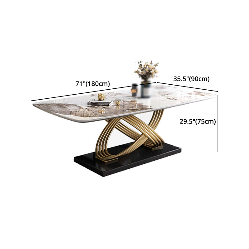 1/4/5/7 Pieces Minimalist Dining Set Sintered Stone Dining Room Set with Pedestal Base Clearhalo 'Dining Room Sets' 'Dining Tables & Seating' 'dining_room_set' 'furn' 'furn_dining_room_set' 'Furniture' 'furniture_dining_room_set' 'Kitchen & Dining Furniture' 'kitchen&dining_furn' 'kitchen' 4576596