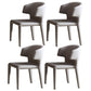 1/3/4/7 Pieces Modern Dinette Set Sintered Stone Dining Table Set for Kitchen 4 Grey Chairs Clearhalo 'Dining Room Sets' 'Dining Tables & Seating' 'dining_room_set' 'furn' 'furn_dining_room_set' 'Furniture' 'furniture_dining_room_set' 'Kitchen & Dining Furniture' 'kitchen&dining_furn' 'kitchen' 4576633