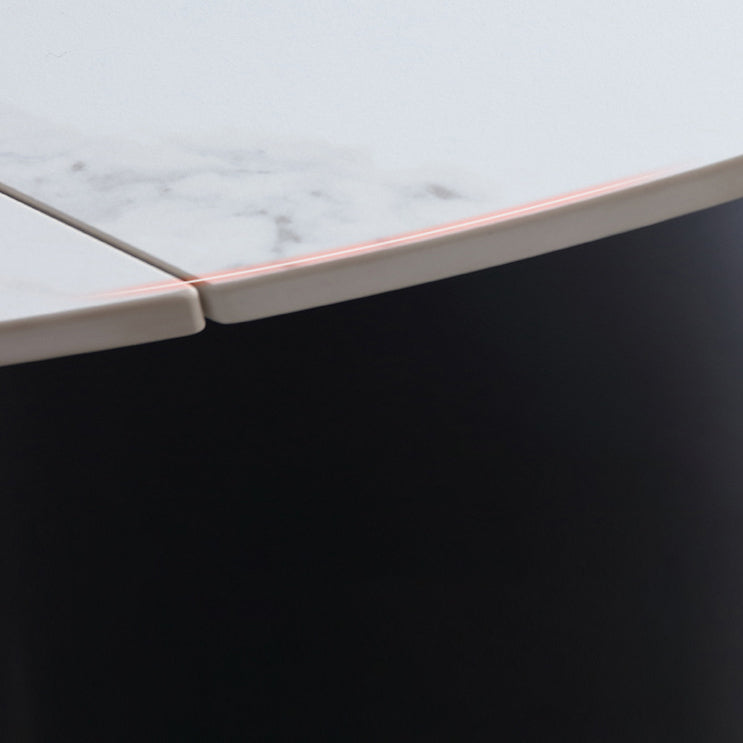 Modern 1/4/7 Pieces Dining Set Sintered Stone Dining Table Set for Kitchen Clearhalo 'Dining Room Sets' 'Dining Tables & Seating' 'dining_room_set' 'furn' 'furn_dining_room_set' 'Furniture' 'furniture_dining_room_set' 'Kitchen & Dining Furniture' 'kitchen&dining_furn' 'kitchen' 4576654