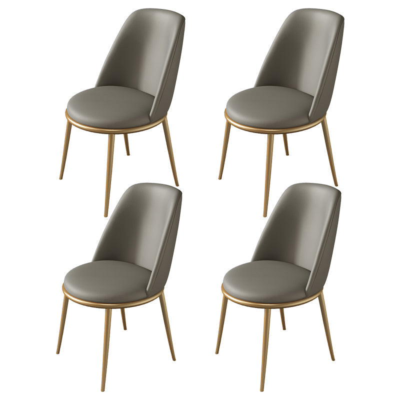 Glam 1/4/5 Pieces Dining Set Rectangle Sintered Stone Dining Table for Home Use 4 Light Grey Chairs Clearhalo 'Dining Room Sets' 'Dining Tables & Seating' 'dining_room_set' 'furn' 'furn_dining_room_set' 'Furniture' 'furniture_dining_room_set' 'Kitchen & Dining Furniture' 'kitchen&dining_furn' 'kitchen' 4576697