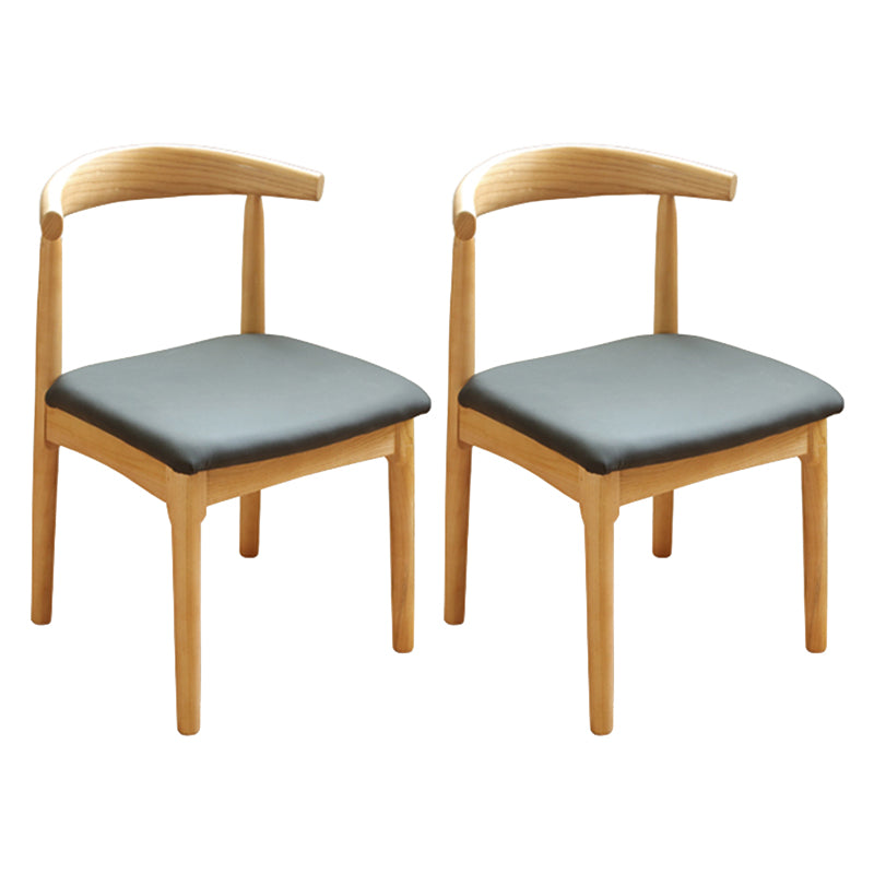 Modern 1/3/5/7 Pieces Dining Set Solid Wood Dining Table Set 2 Black Chairs Clearhalo 'Dining Room Sets' 'Dining Tables & Seating' 'dining_room_set' 'furn' 'furn_dining_room_set' 'Furniture' 'furniture_dining_room_set' 'Kitchen & Dining Furniture' 'kitchen&dining_furn' 'kitchen' 4576718