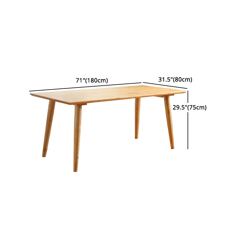 Modern 1/3/5/7 Pieces Dining Set Solid Wood Dining Table Set Clearhalo 'Dining Room Sets' 'Dining Tables & Seating' 'dining_room_set' 'furn' 'furn_dining_room_set' 'Furniture' 'furniture_dining_room_set' 'Kitchen & Dining Furniture' 'kitchen&dining_furn' 'kitchen' 4576733