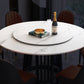 Modern 1/2/7 Pieces Dining Set Round Sintered Stone Dining Table for Dining Room Clearhalo 'Dining Room Sets' 'Dining Tables & Seating' 'dining_room_set' 'furn' 'furn_dining_room_set' 'Furniture' 'furniture_dining_room_set' 'Kitchen & Dining Furniture' 'kitchen&dining_furn' 'kitchen' 4576777