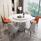 Modern 1/2/7 Pieces Dining Set Round Sintered Stone Dining Table for Dining Room Clearhalo 'Dining Room Sets' 'Dining Tables & Seating' 'dining_room_set' 'furn' 'furn_dining_room_set' 'Furniture' 'furniture_dining_room_set' 'Kitchen & Dining Furniture' 'kitchen&dining_furn' 'kitchen' 4576786