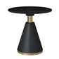 Round Sintered Stone Dining Table Traditional Luxury Pedestal Dining Table Black Gold Without Chairs Clearhalo ' dining_table' 'Dining Tables & Seating' 'Dining Tables' 'furn' 'furn_dining_table' 'Furniture' 'furniture_dining_table' 'Kitchen & Dining Furniture' 'kitchen&dining_furn' 'kitchen' 'kitchen_dining_table' 4576800