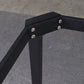 Rectangle 4 Legs Industrial Table Sintered Stone Fixed Table for Kitchen Clearhalo ' dining_table' 'Dining Tables & Seating' 'Dining Tables' 'furn' 'furn_dining_table' 'Furniture' 'furniture_dining_table' 'Kitchen & Dining Furniture' 'kitchen&dining_furn' 'kitchen' 'kitchen_dining_table' 4576815
