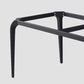 Rectangle 4 Legs Industrial Table Sintered Stone Fixed Table for Kitchen Clearhalo ' dining_table' 'Dining Tables & Seating' 'Dining Tables' 'furn' 'furn_dining_table' 'Furniture' 'furniture_dining_table' 'Kitchen & Dining Furniture' 'kitchen&dining_furn' 'kitchen' 'kitchen_dining_table' 4576816