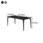 Rectangle 4 Legs Industrial Table Sintered Stone Fixed Table for Kitchen Clearhalo ' dining_table' 'Dining Tables & Seating' 'Dining Tables' 'furn' 'furn_dining_table' 'Furniture' 'furniture_dining_table' 'Kitchen & Dining Furniture' 'kitchen&dining_furn' 'kitchen' 'kitchen_dining_table' 4576817