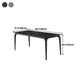 Rectangle 4 Legs Industrial Table Sintered Stone Fixed Table for Kitchen Clearhalo ' dining_table' 'Dining Tables & Seating' 'Dining Tables' 'furn' 'furn_dining_table' 'Furniture' 'furniture_dining_table' 'Kitchen & Dining Furniture' 'kitchen&dining_furn' 'kitchen' 'kitchen_dining_table' 4576818