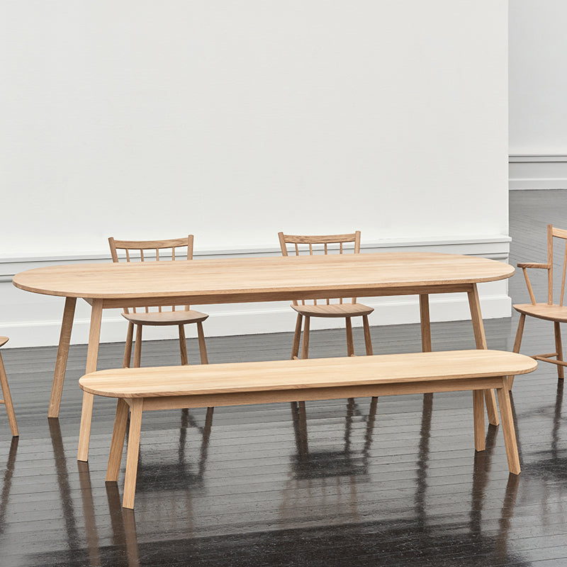 Modern Wood Table for Restaurant Oval Dining Table with 4 Legs 70.9"L x 31.5"W x 29.5"H Without Chairs Clearhalo ' dining_table' 'Dining Tables & Seating' 'Dining Tables' 'furn' 'furn_dining_table' 'Furniture' 'furniture_dining_table' 'Kitchen & Dining Furniture' 'kitchen&dining_furn' 'kitchen' 'kitchen_dining_table' 4576821