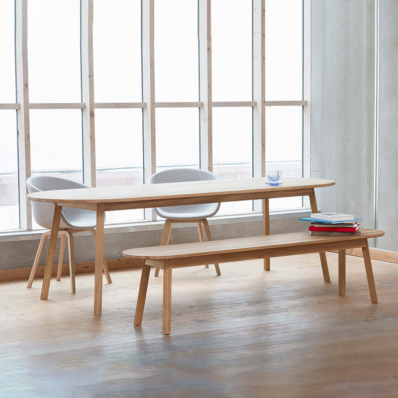 Modern Wood Table for Restaurant Oval Dining Table with 4 Legs 47.2"L x 23.6"W x 29.5"H Without Chairs Clearhalo ' dining_table' 'Dining Tables & Seating' 'Dining Tables' 'furn' 'furn_dining_table' 'Furniture' 'furniture_dining_table' 'Kitchen & Dining Furniture' 'kitchen&dining_furn' 'kitchen' 'kitchen_dining_table' 4576822