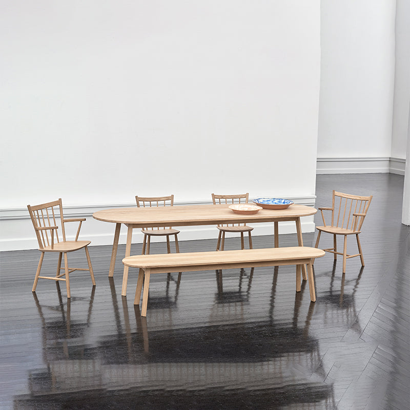 Modern Wood Table for Restaurant Oval Dining Table with 4 Legs 86.6"L x 35.4"W x 29.5"H Without Chairs Clearhalo ' dining_table' 'Dining Tables & Seating' 'Dining Tables' 'furn' 'furn_dining_table' 'Furniture' 'furniture_dining_table' 'Kitchen & Dining Furniture' 'kitchen&dining_furn' 'kitchen' 'kitchen_dining_table' 4576823