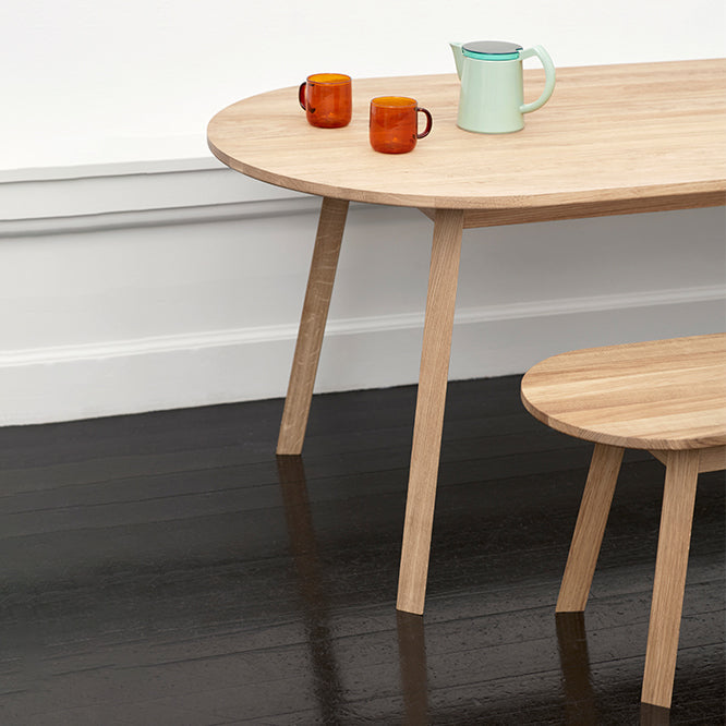 Modern Wood Table for Restaurant Oval Dining Table with 4 Legs Clearhalo ' dining_table' 'Dining Tables & Seating' 'Dining Tables' 'furn' 'furn_dining_table' 'Furniture' 'furniture_dining_table' 'Kitchen & Dining Furniture' 'kitchen&dining_furn' 'kitchen' 'kitchen_dining_table' 4576826