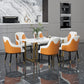 Traditional Luxury Rectangle Dining Table Double Pedestal Dinner Table Clearhalo ' dining_table' 'Dining Tables & Seating' 'Dining Tables' 'furn' 'furn_dining_table' 'Furniture' 'furniture_dining_table' 'Kitchen & Dining Furniture' 'kitchen&dining_furn' 'kitchen' 'kitchen_dining_table' 4576848