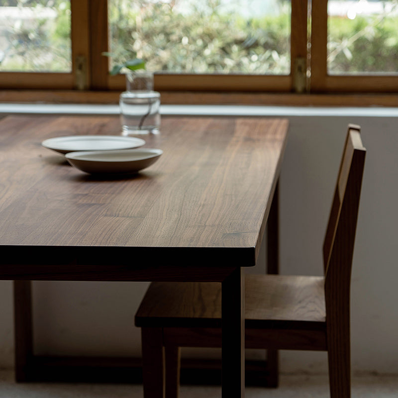 Modern Rectangle Dining Table Solid Wood Table with Sled Base Clearhalo ' dining_table' 'Dining Tables & Seating' 'Dining Tables' 'furn' 'furn_dining_table' 'Furniture' 'furniture_dining_table' 'Kitchen & Dining Furniture' 'kitchen&dining_furn' 'kitchen' 'kitchen_dining_table' 4576861