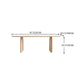 Oval Double Pedestal Modern Table Solid Wood Fixed Table for Home Use Clearhalo ' dining_table' 'Dining Tables & Seating' 'Dining Tables' 'furn' 'furn_dining_table' 'Furniture' 'furniture_dining_table' 'Kitchen & Dining Furniture' 'kitchen&dining_furn' 'kitchen' 'kitchen_dining_table' 4576895