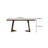 Rectangle Modern Dining Table Solid Wood Fixed Table for Kitchen Clearhalo ' dining_table' 'Dining Tables & Seating' 'Dining Tables' 'furn' 'furn_dining_table' 'Furniture' 'furniture_dining_table' 'Kitchen & Dining Furniture' 'kitchen&dining_furn' 'kitchen' 'kitchen_dining_table' 4576938