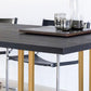 Rectangle Double Pedestal Dining Table Luxury Solid Wood Fixed Table Clearhalo ' dining_table' 'Dining Tables & Seating' 'Dining Tables' 'furn' 'furn_dining_table' 'Furniture' 'furniture_dining_table' 'Kitchen & Dining Furniture' 'kitchen&dining_furn' 'kitchen' 'kitchen_dining_table' 4576949