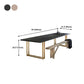 Rectangle Double Pedestal Dining Table Luxury Solid Wood Fixed Table Clearhalo ' dining_table' 'Dining Tables & Seating' 'Dining Tables' 'furn' 'furn_dining_table' 'Furniture' 'furniture_dining_table' 'Kitchen & Dining Furniture' 'kitchen&dining_furn' 'kitchen' 'kitchen_dining_table' 4576955