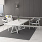 Rectangle Double Pedestal Luxury Style Dining Table Fixed Table with Solid Wood Clearhalo ' dining_table' 'Dining Tables & Seating' 'Dining Tables' 'furn' 'furn_dining_table' 'Furniture' 'furniture_dining_table' 'Kitchen & Dining Furniture' 'kitchen&dining_furn' 'kitchen' 'kitchen_dining_table' 4576965