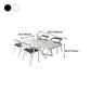 Rectangle Double Pedestal Luxury Style Dining Table Fixed Table with Solid Wood Clearhalo ' dining_table' 'Dining Tables & Seating' 'Dining Tables' 'furn' 'furn_dining_table' 'Furniture' 'furniture_dining_table' 'Kitchen & Dining Furniture' 'kitchen&dining_furn' 'kitchen' 'kitchen_dining_table' 4576973