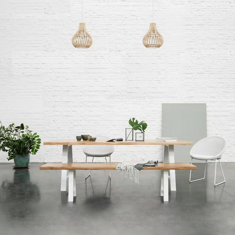 Rectangle Double Pedestal Glam Dining Table Solid Wood Fixed Table White 70.9"L x 31.5"W x 29.5"H Without Chairs Clearhalo ' dining_table' 'Dining Tables & Seating' 'Dining Tables' 'furn' 'furn_dining_table' 'Furniture' 'furniture_dining_table' 'Kitchen & Dining Furniture' 'kitchen&dining_furn' 'kitchen' 'kitchen_dining_table' 4576977