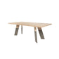 Rectangle Dining Table Solid Wood Table Luxury Style with 4 Legs Gray 55.1"L x 23.6"W x 29.5"H Without Chairs Clearhalo ' dining_table' 'Dining Tables & Seating' 'Dining Tables' 'furn' 'furn_dining_table' 'Furniture' 'furniture_dining_table' 'Kitchen & Dining Furniture' 'kitchen&dining_furn' 'kitchen' 'kitchen_dining_table' 4576994